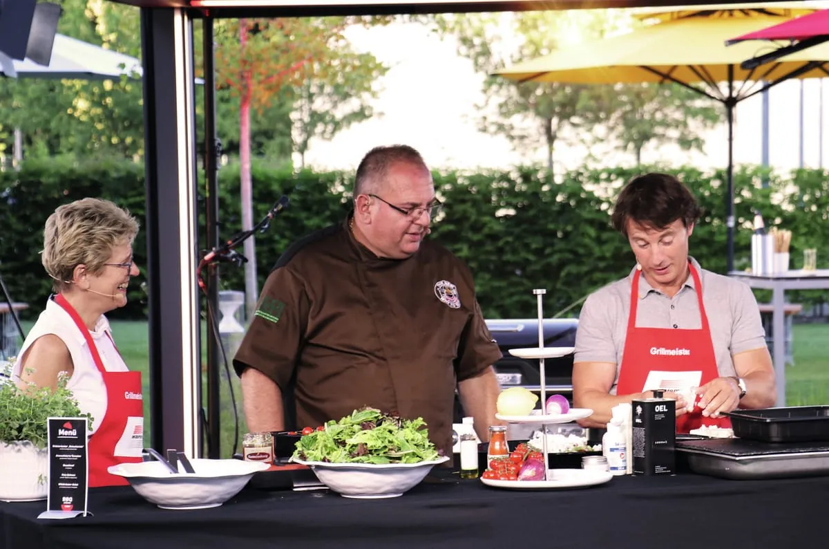 Erstes Livestream-Grill-Event von Warema