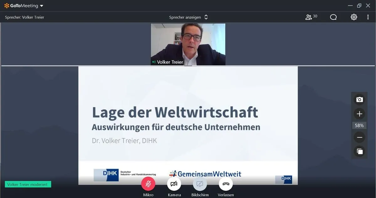 Virtuelle Mitgliederversammlung mit Gastvortrag