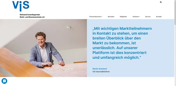 Neue Webseite ViS
