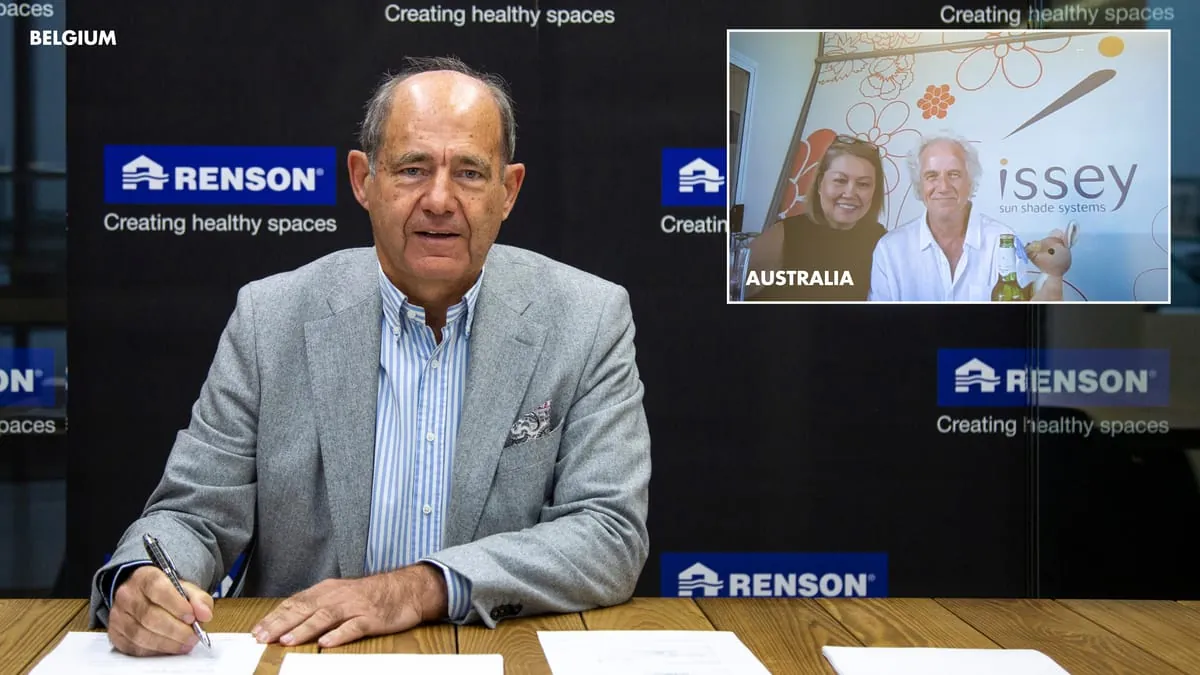 Renson übernimmt Issey Sun Shade Systems