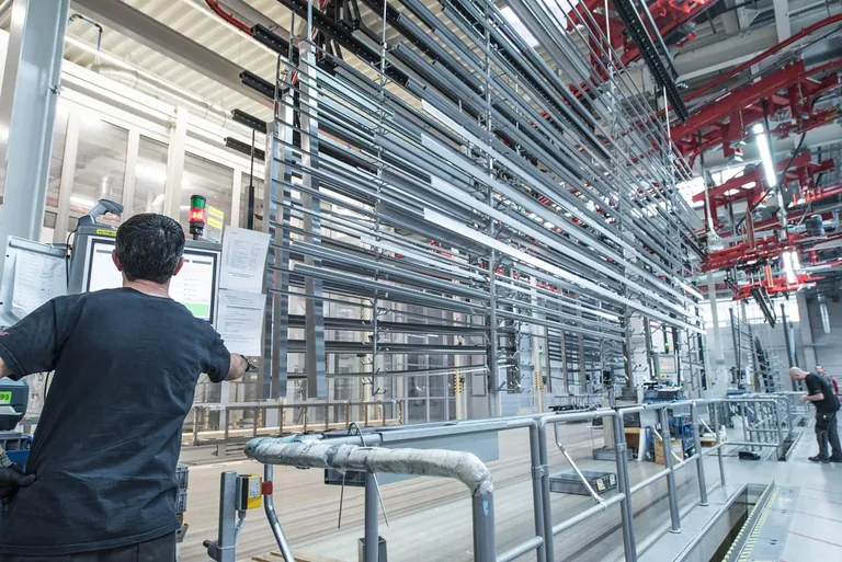 Beschichtungsanlage Solarlux