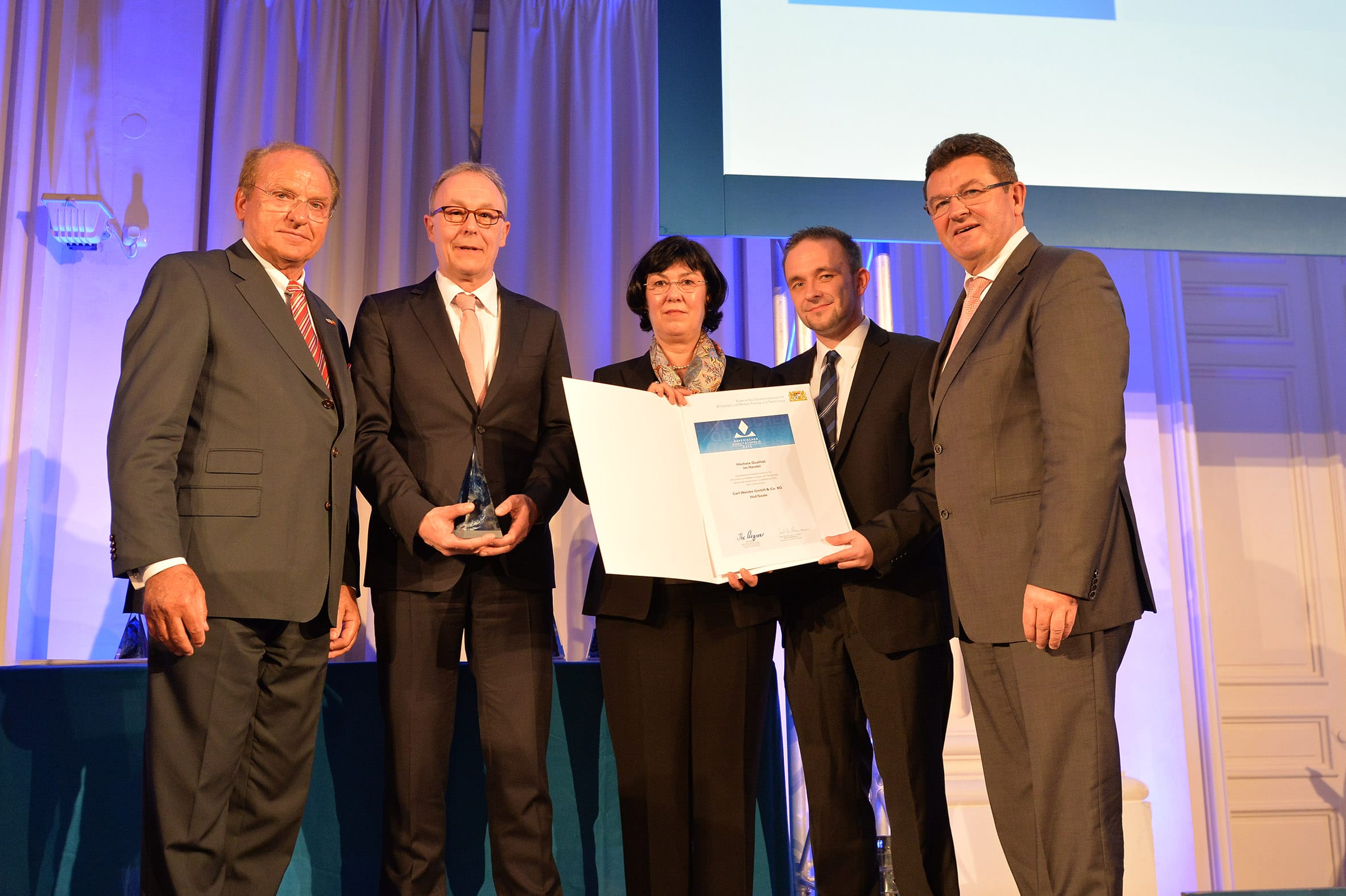 Ausgezeichnet mit dem Bayerischen Qualitätspreis