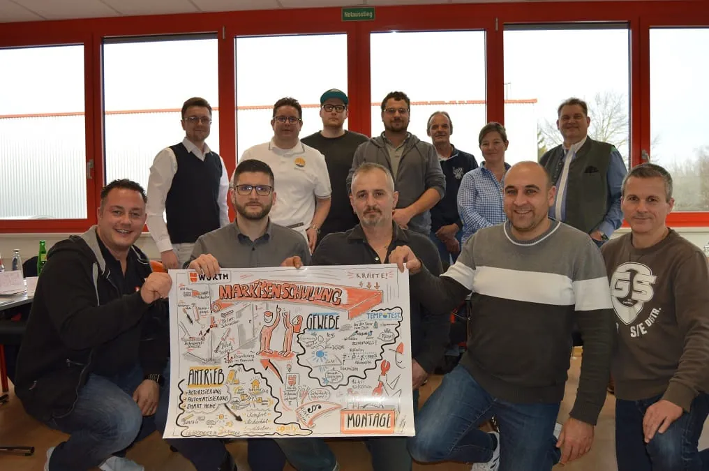 Markisenschulung von Parà Tempotest, Somfy und Würth mit neuen Terminen