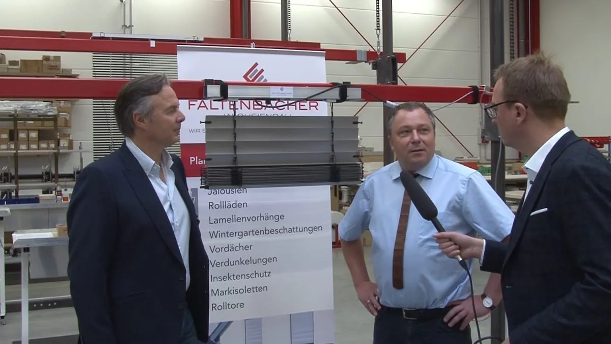 Zusammenarbeit von Faltenbacher Jalousienbau und Pro Passivhausfenster