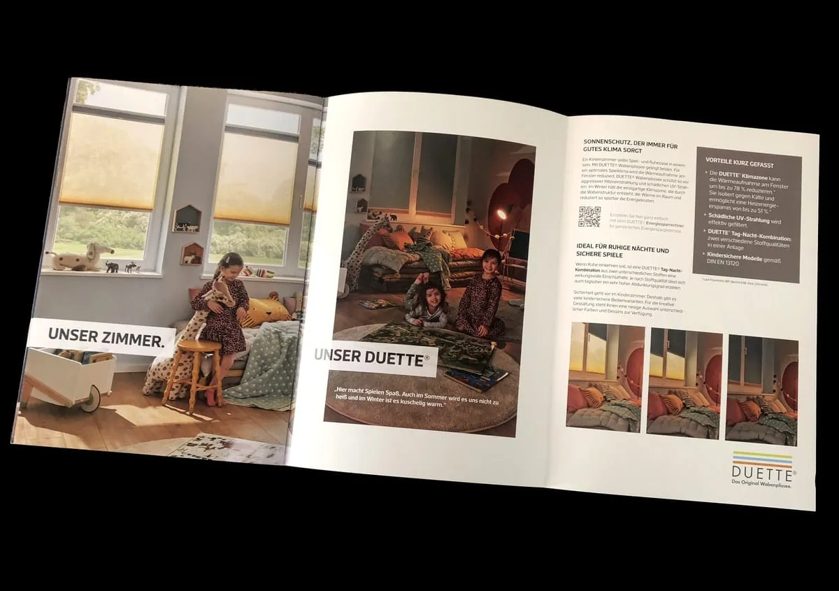 Duette bietet Verkaufsunterstützung für Fachhändler