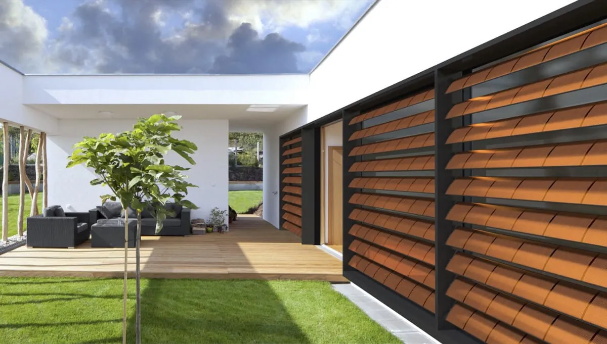 Jalousien, die Strom erzeugen