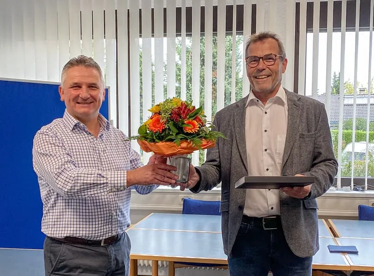 Geiger verabschiedet Rudi Claus in den Ruhestand