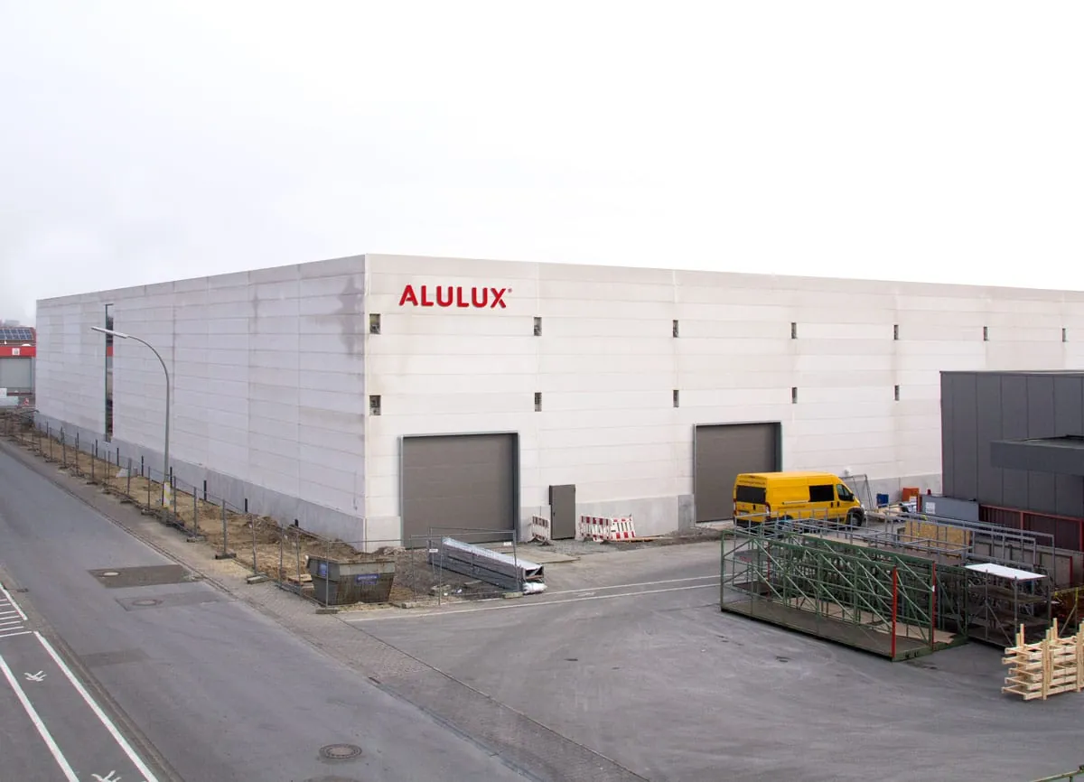 Alulux investiert am Firmensitz Verl