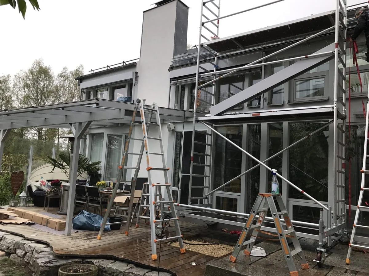 Fahrbares Gerüst von Layher