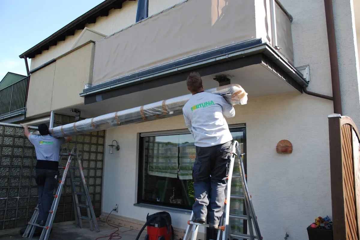 So montieren Sie eine Design-Markise in zwölf Schritten