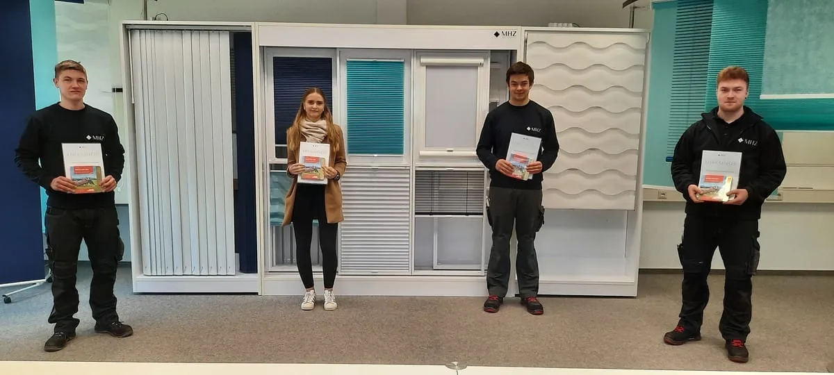 MHZ übernimmt vier Auszubildende