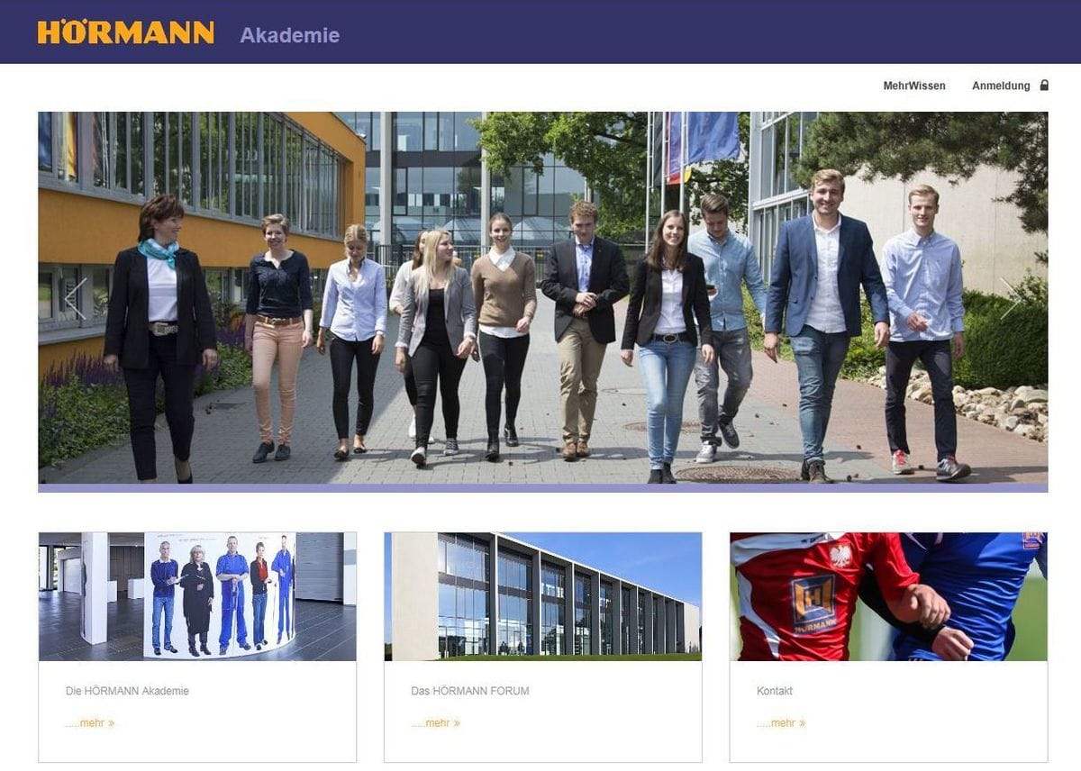 Hörmann gründet Weiterbildungs-Akademie
