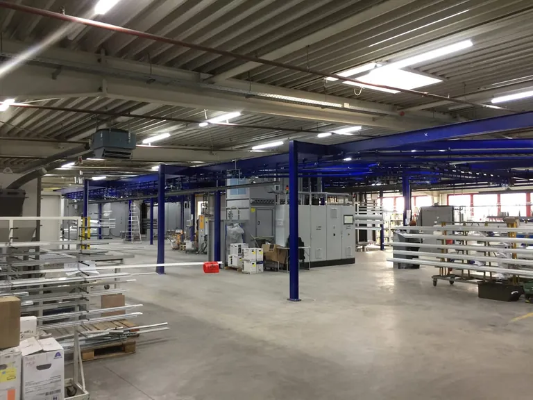 Pulverbeschichtungsanlage von Erwilo