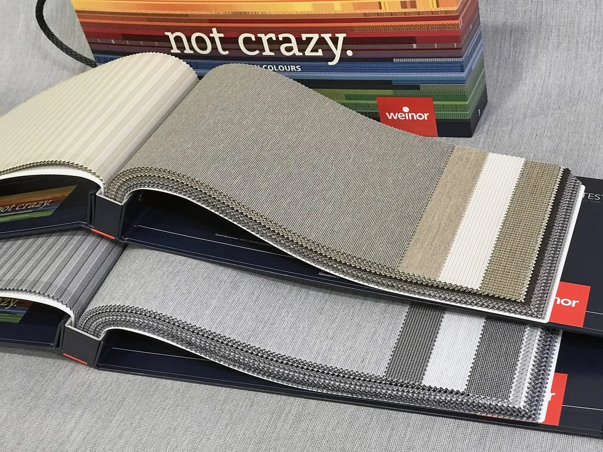 Dreiteilige Kollektion für Markisen