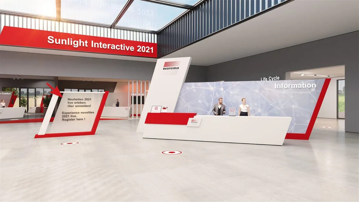 Sunlight Interactive ist erste virtuelle Warema Erlebnismesse