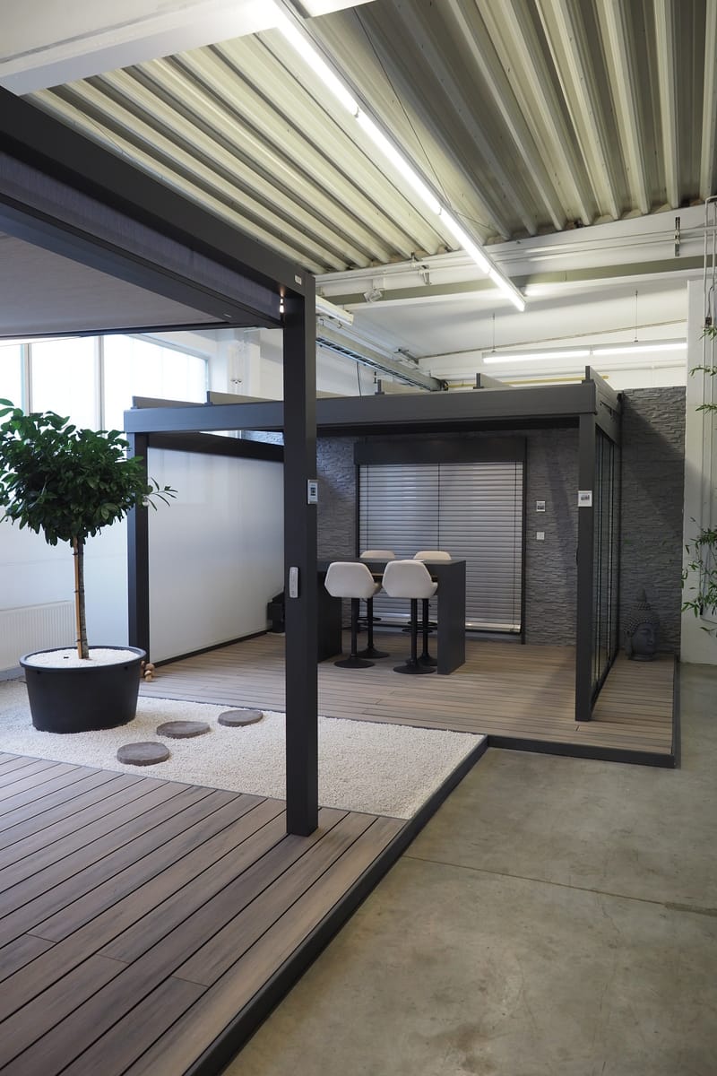 Glas-Terrassendach Area Exclusiv von Leiner