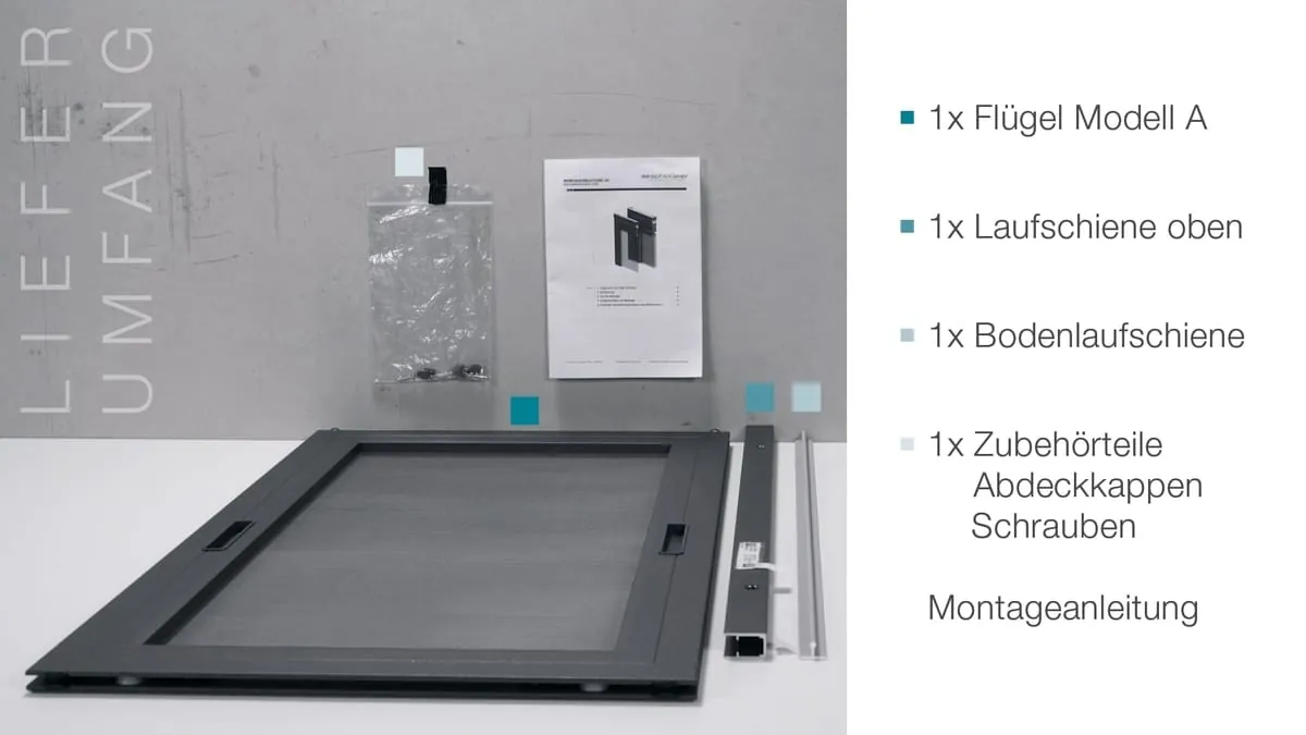 Schieberahmen mit Komfortfeatures ausstatten