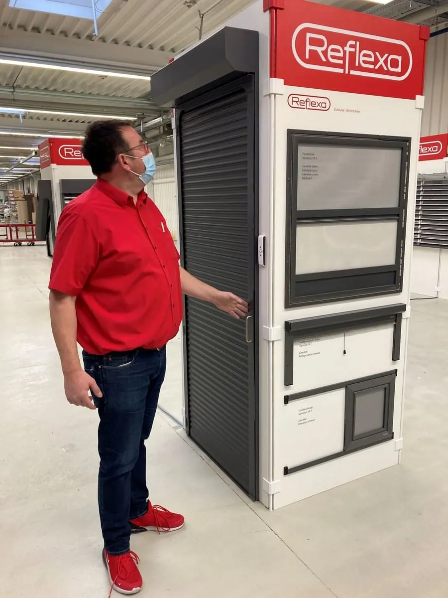 reflexa durchgangsrollladen