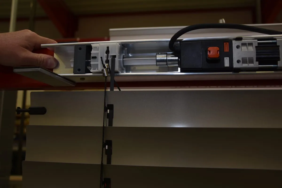 Einbaudetail für energieeffiziente Installation