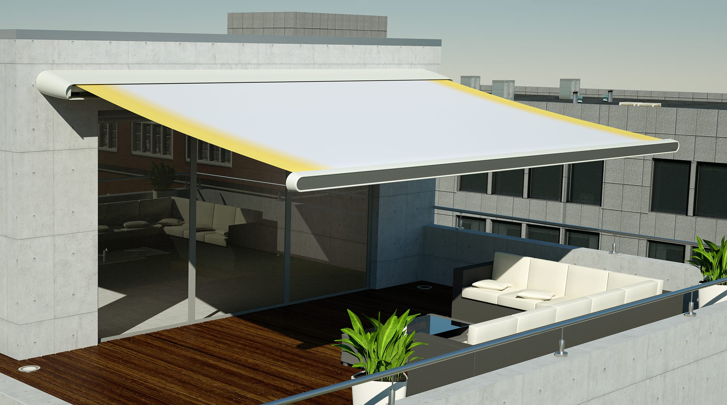 Rekord bei Markisen, Rückgang im Textilbereich