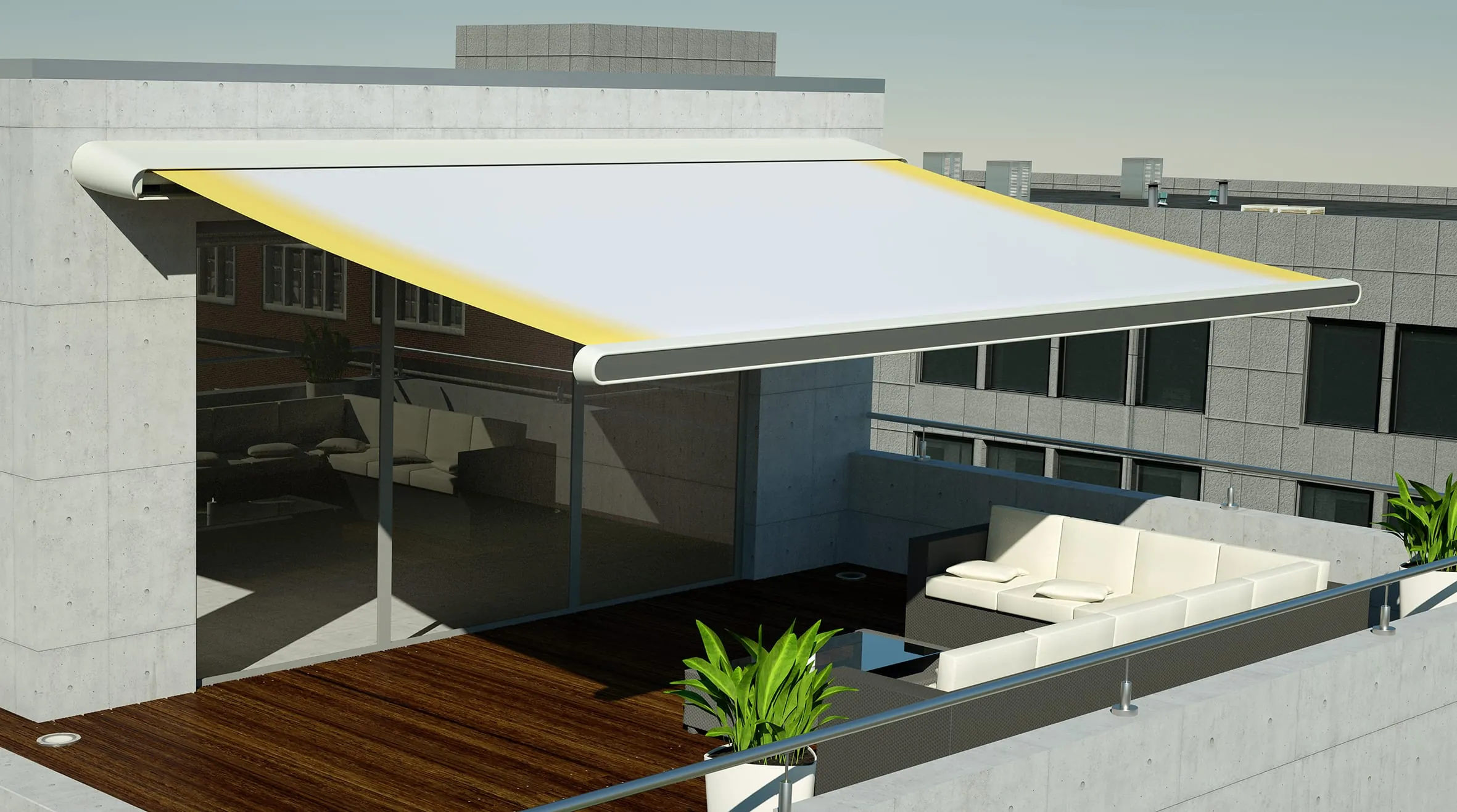 Rekord bei Markisen, Rückgang im Textilbereich