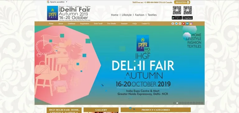 IHGF Delhi Messe Herbst 2019