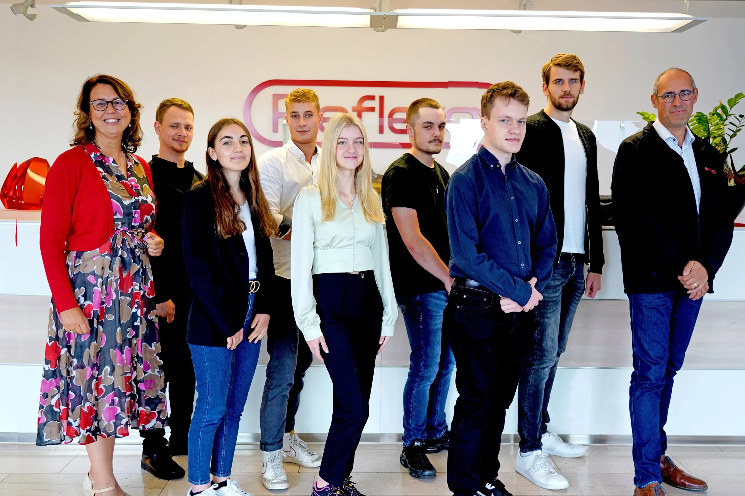 Creon Michel beginnt R+S-Ausbildung bei Reflexa