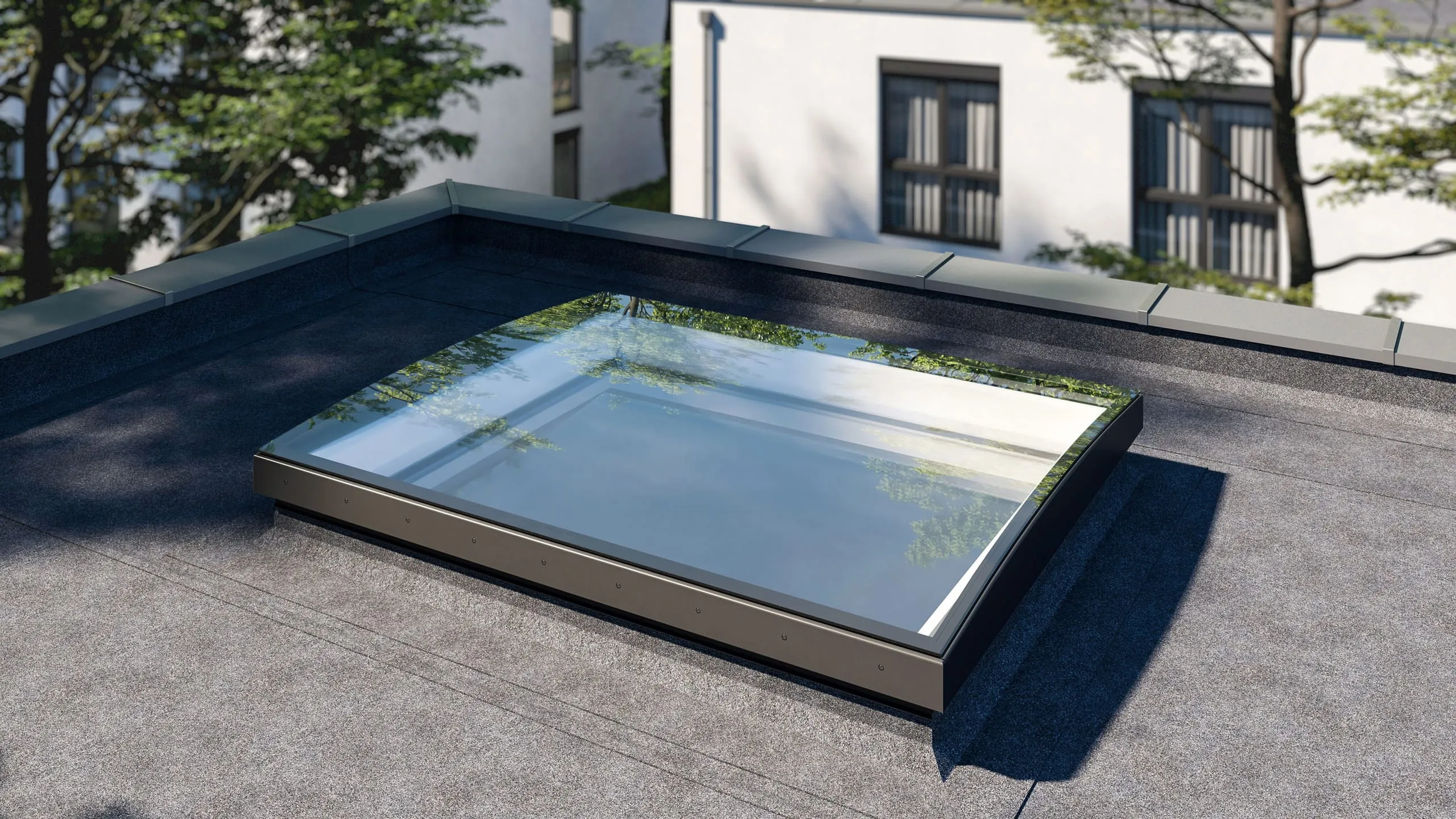 Für mehr Licht unter dem Flachdach