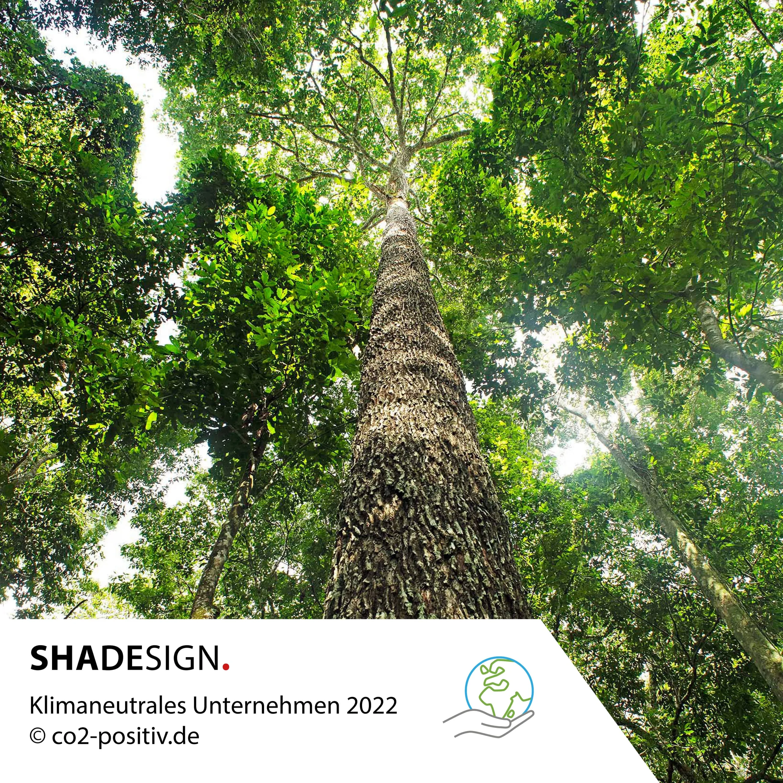 Shadesign erhält Zertifikat für Klimaneutralität