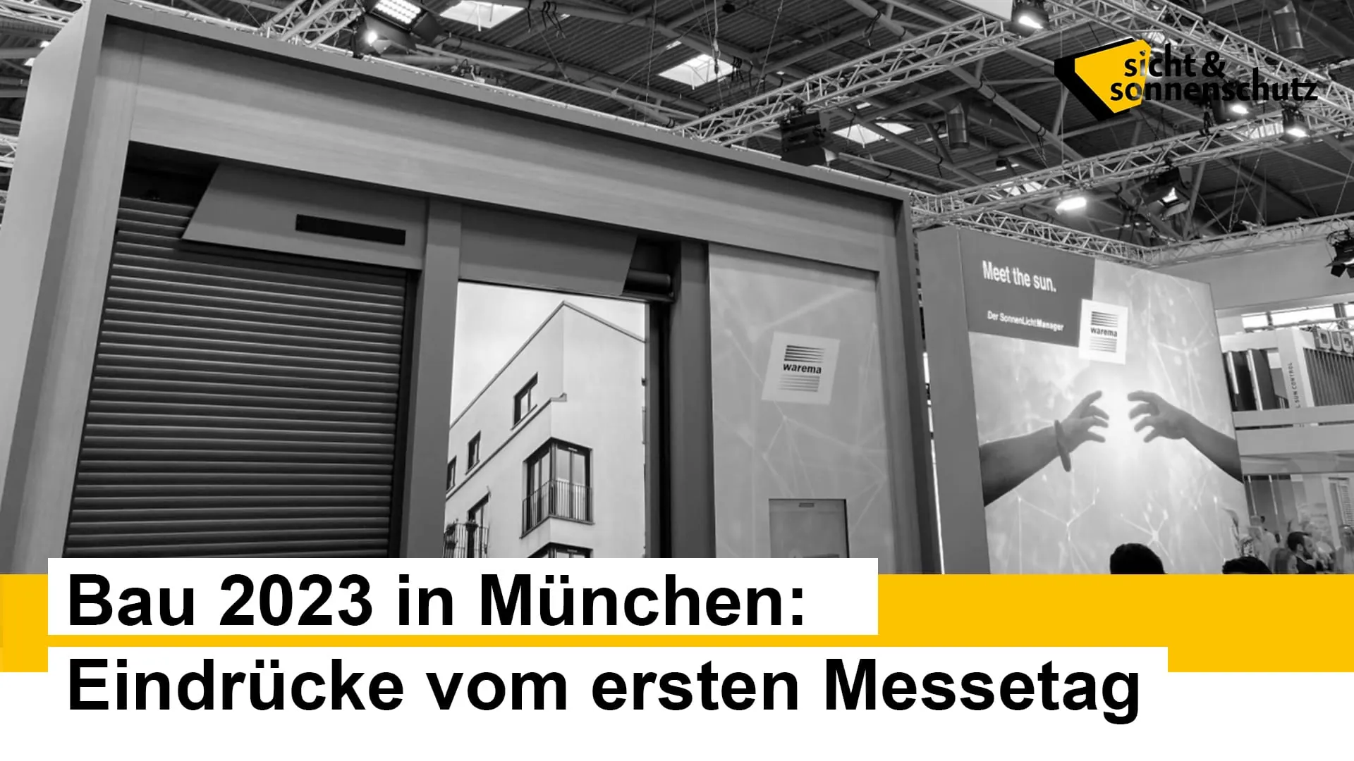 Die Bau 2023 in München: Eindrücke vom ersten Messetag