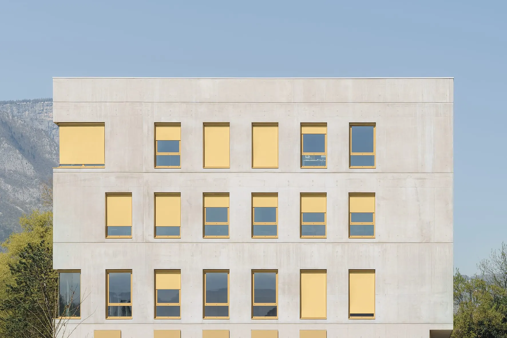 Ein ­cooles ­Gebäude an heißen Tagen