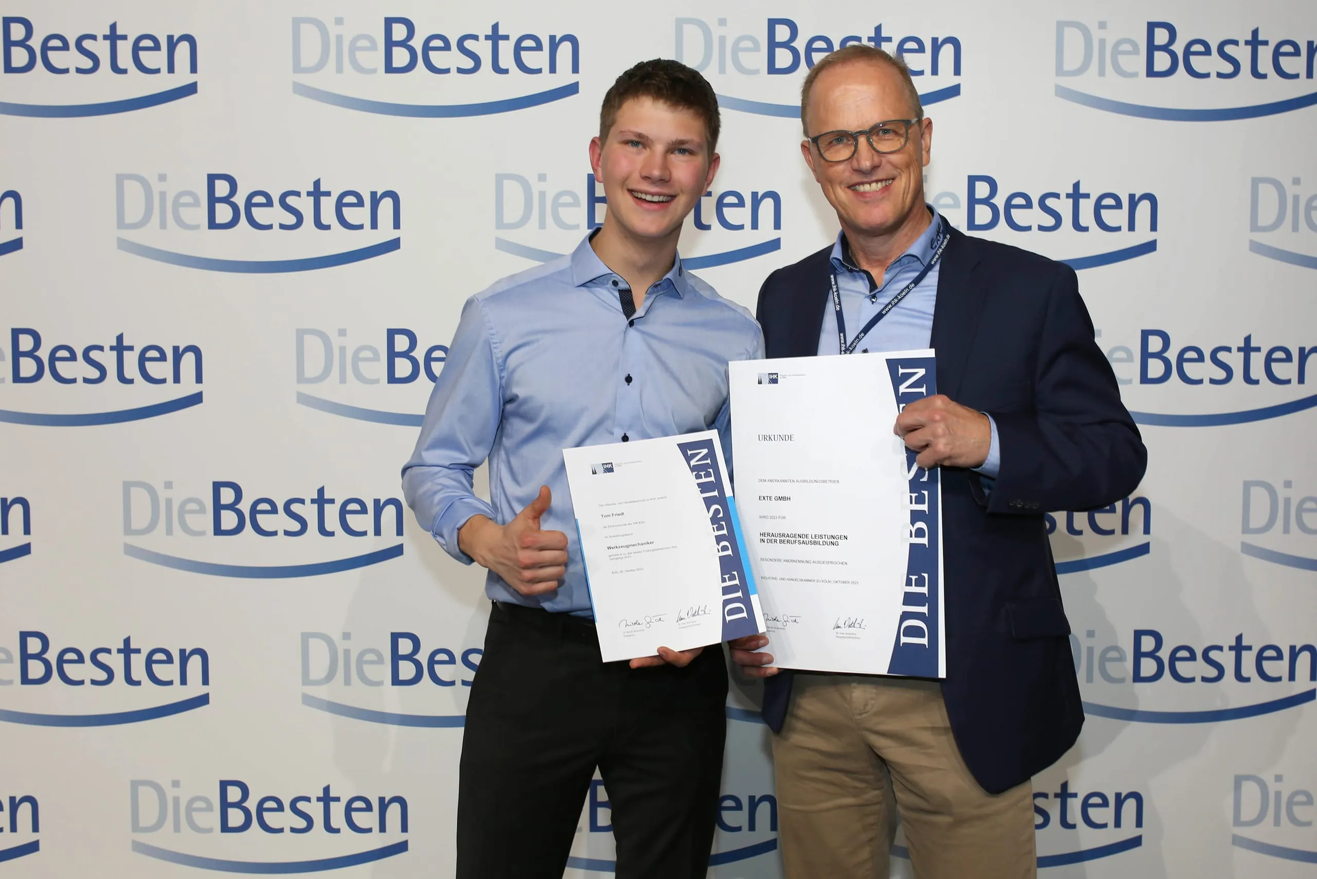 Exte-Nachwuchs erhält Auszeichnung