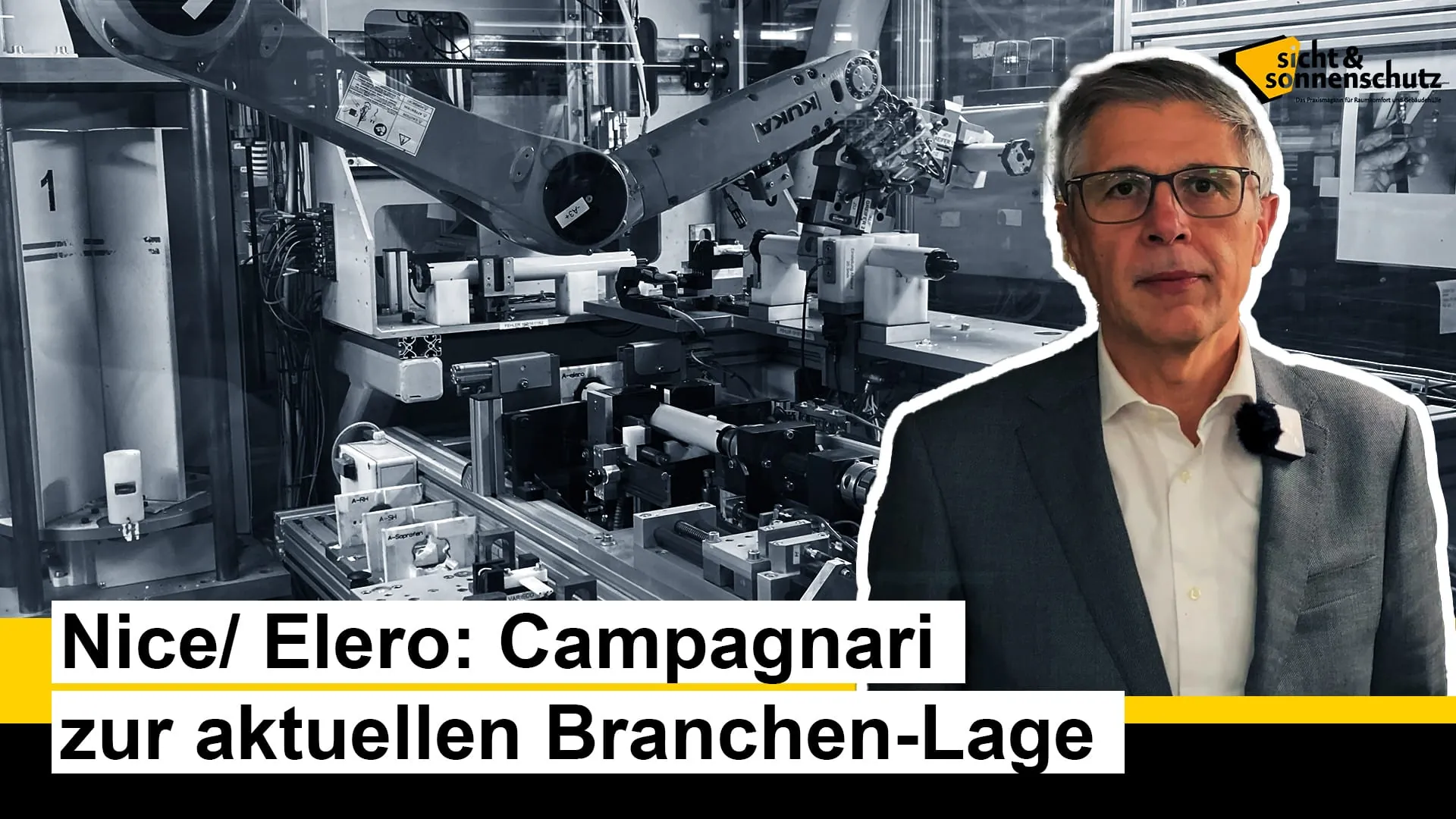 Seit August 2023 ist Davide Campagnari Leiter der Geschäftseinheit Sun Shading Solutions bei Nice und Geschäftsführer der Elero GmbH.