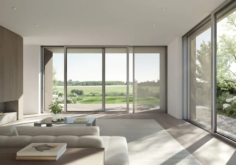 Den Insektenschutz-Seitenrollo GrandSlide hat Warema speziell f&uuml;r besonders gro&szlig;e Fensterelemente entwickelt. 