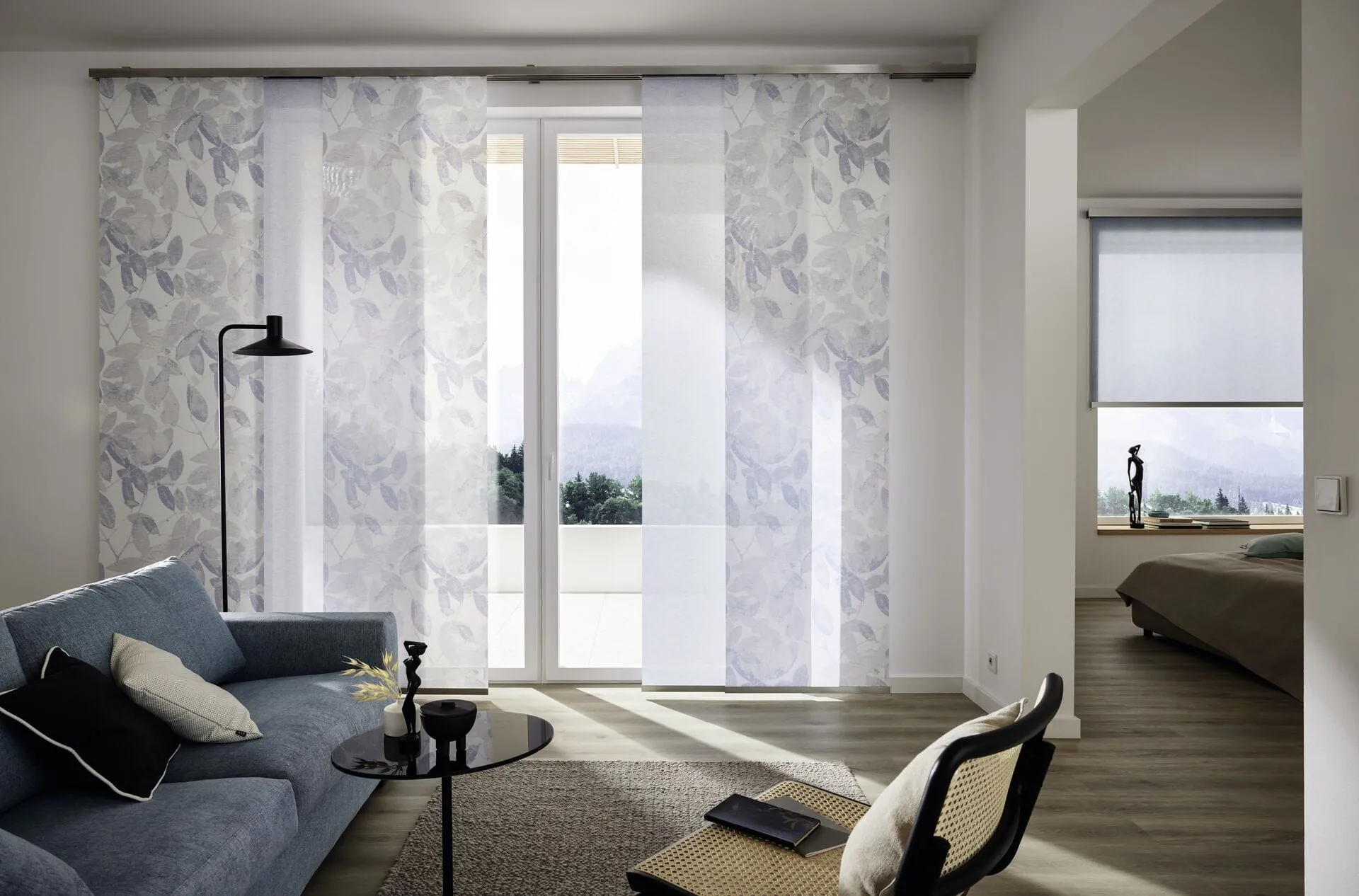 Flächenvorhänge mit innovativer Handschrift