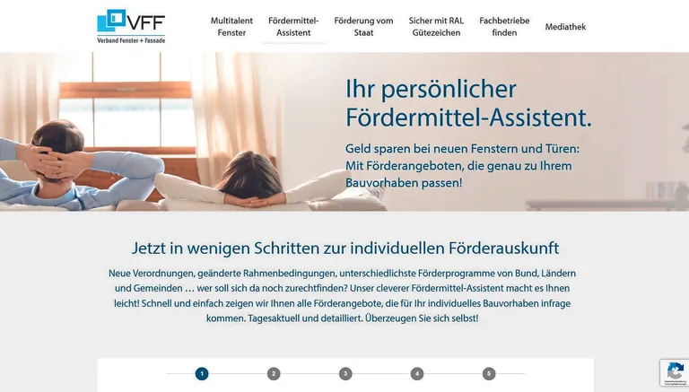 Der VFF-F&ouml;rderassistent steht kostenlos auf fenster-k&ouml;nnen-mehr.de/foerdermittel-assistent zur Verf&uuml;gung.