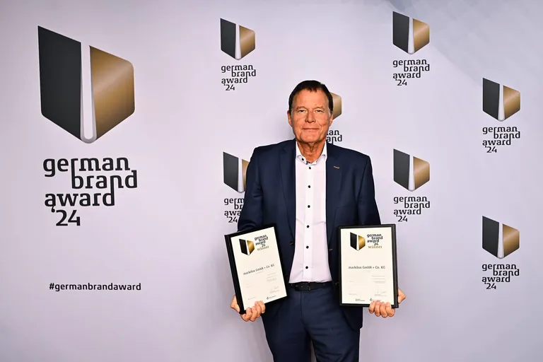Klaus Wuchner, Geschäftsführer für Vertrieb und Marketing, freut sich über die erneute Auszeichnung mit dem German Brand Award in der Disziplin Excellent Brands und den Kategorien Building & Elements sowie Product Brand of the Year.
