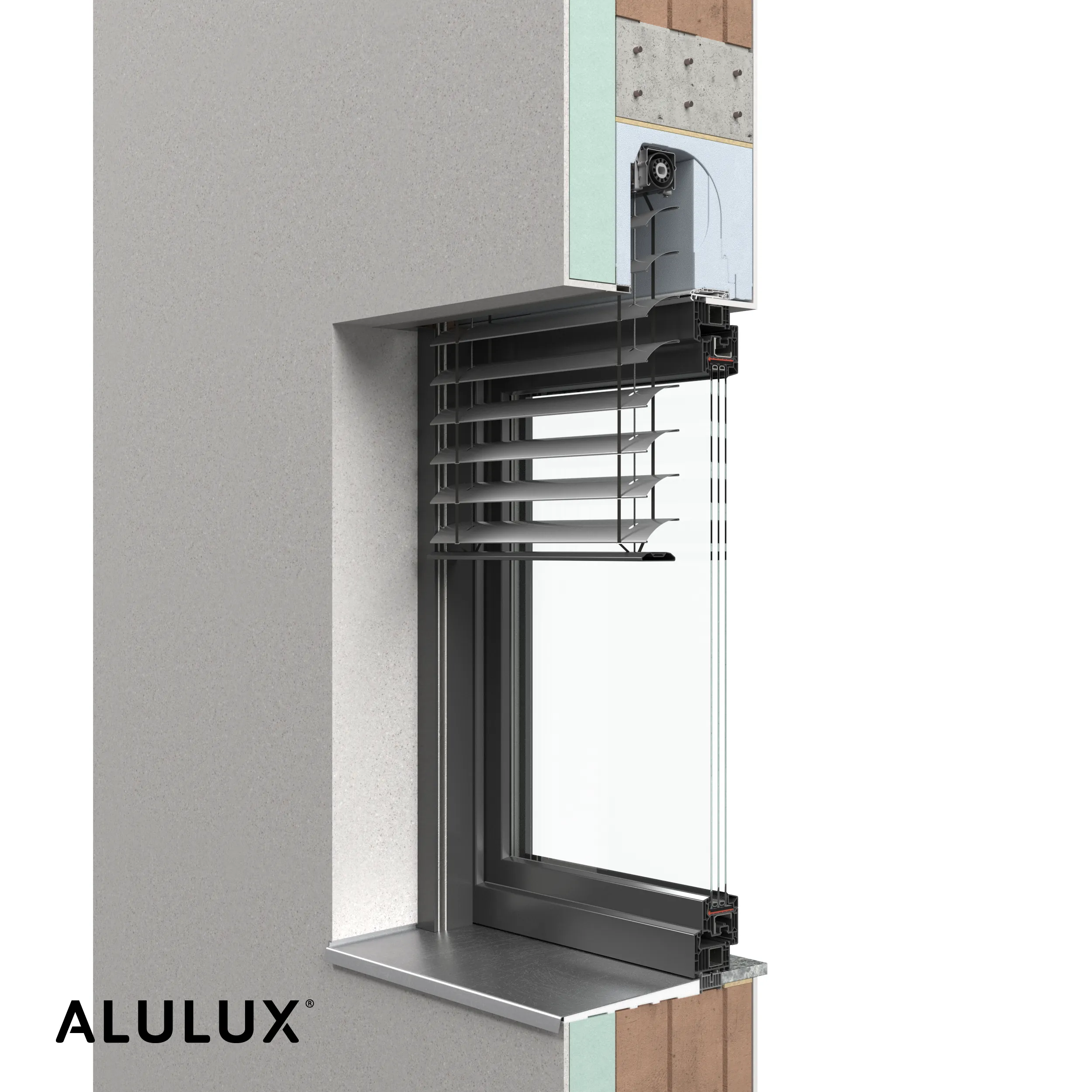 Neubauaufsatzkastensystem von Alulux mit innovativen Features