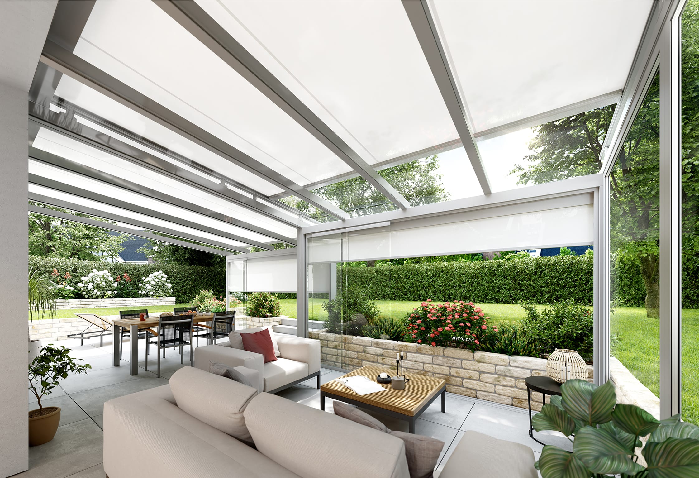 Das umfangreiche Produkt-Programm von Markilux lässt sich je nach Bedarf individualisieren. Die Markisen sind in unterschiedlichen Größen und mit verschiedenen Zusatzfunktionen erhältlich – passend für jeden Geschmack und jede Situation.