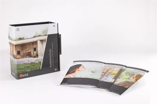 Insektenschutz: Neue Verkaufsunterlagen von Erfal