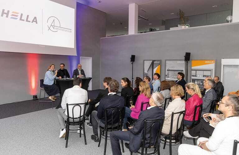 Zum f&uuml;nften Hella Architektur Club Anfang Mai kamen Brancheninsider aus Architektur, Design und Immobilien.