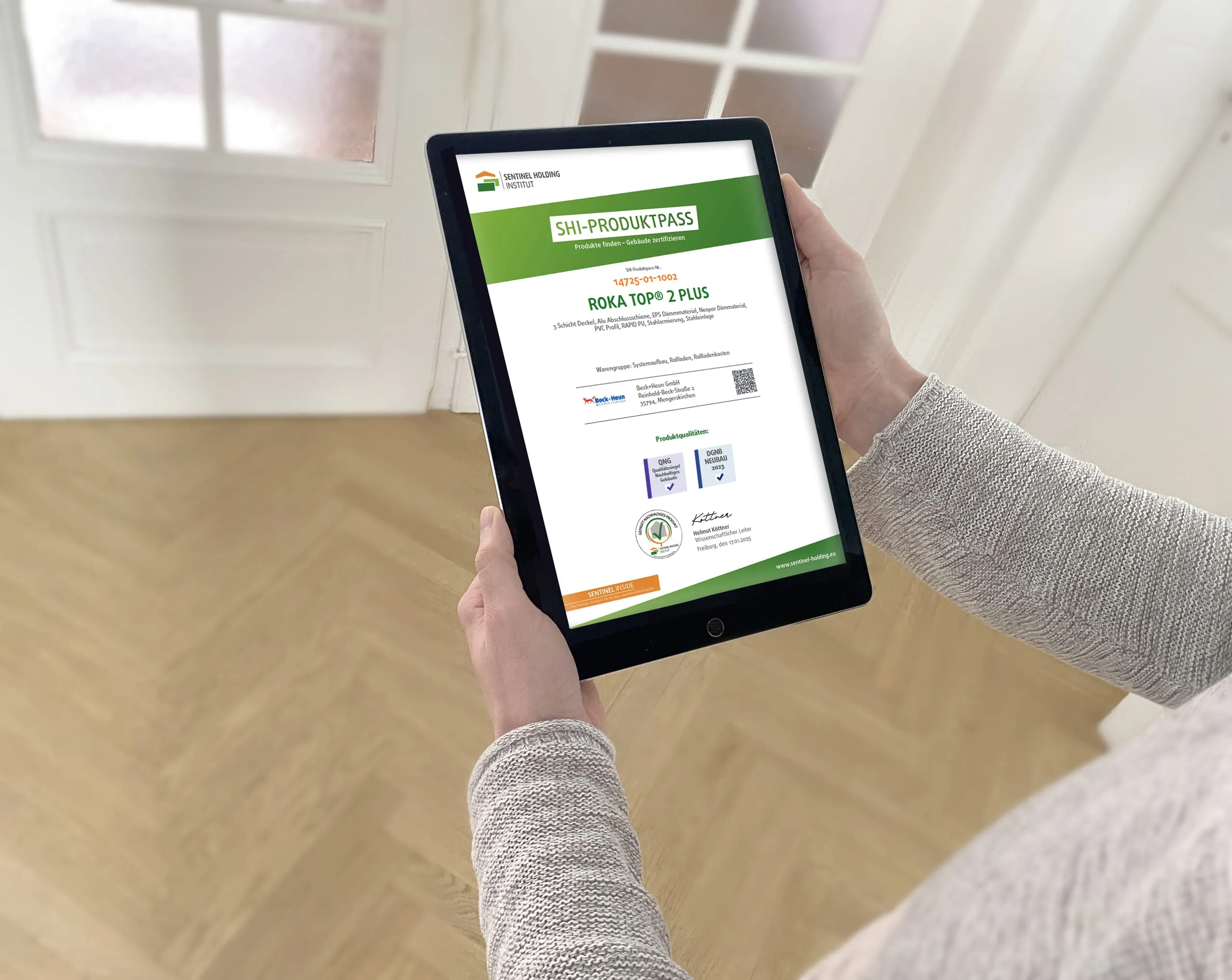 Beck+Heun: Leichtbau- und Ziegelkastenprogramm jetzt QNG-ready