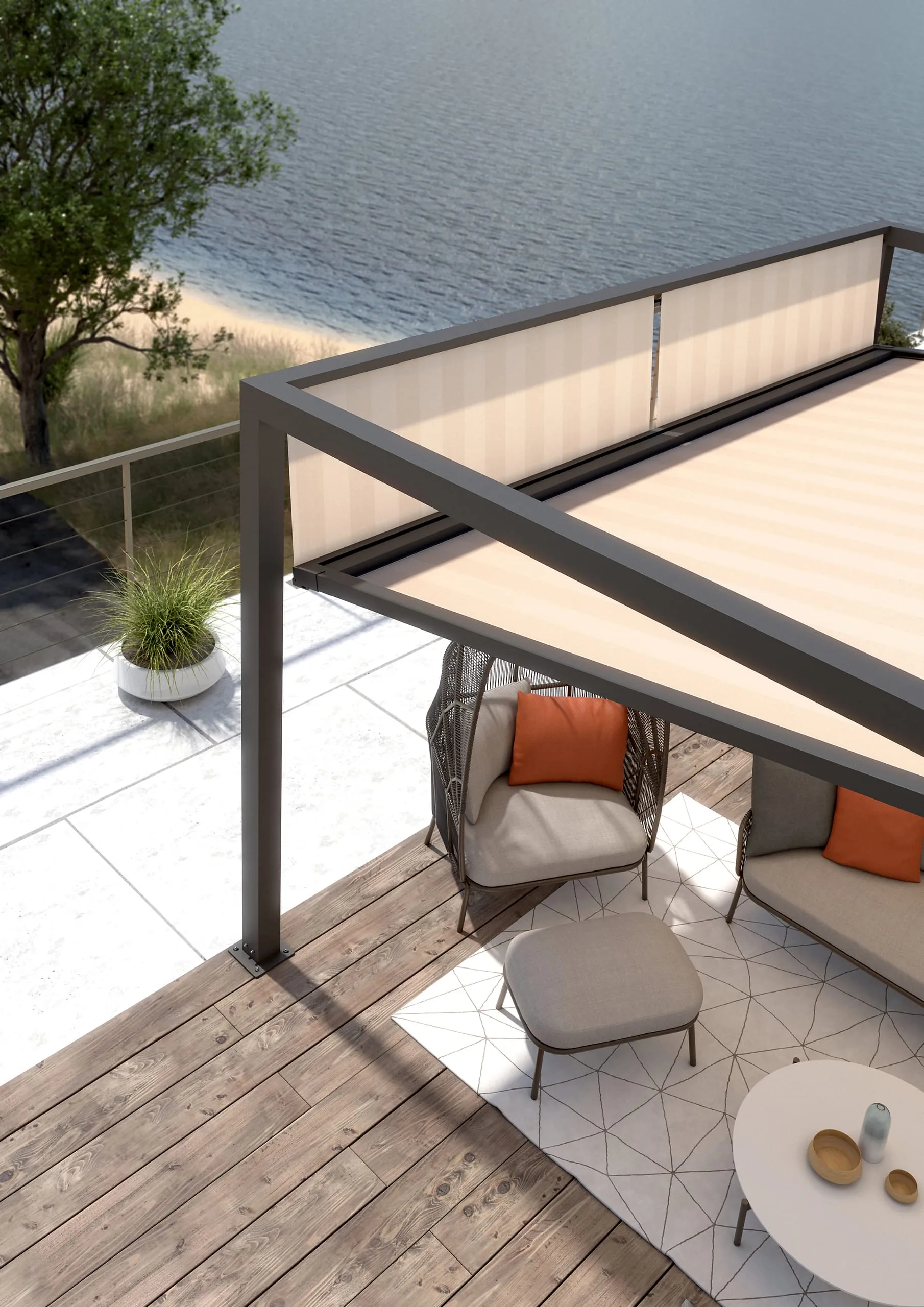 Q.bus von Nova Hüppe: Pergolasysteme erhalten Update