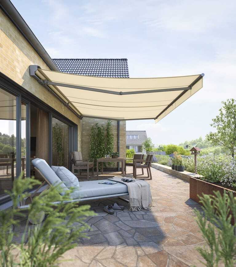 Die neue Einsteiger-Markise Topas II hat einige neue Features bei Technik und Design.