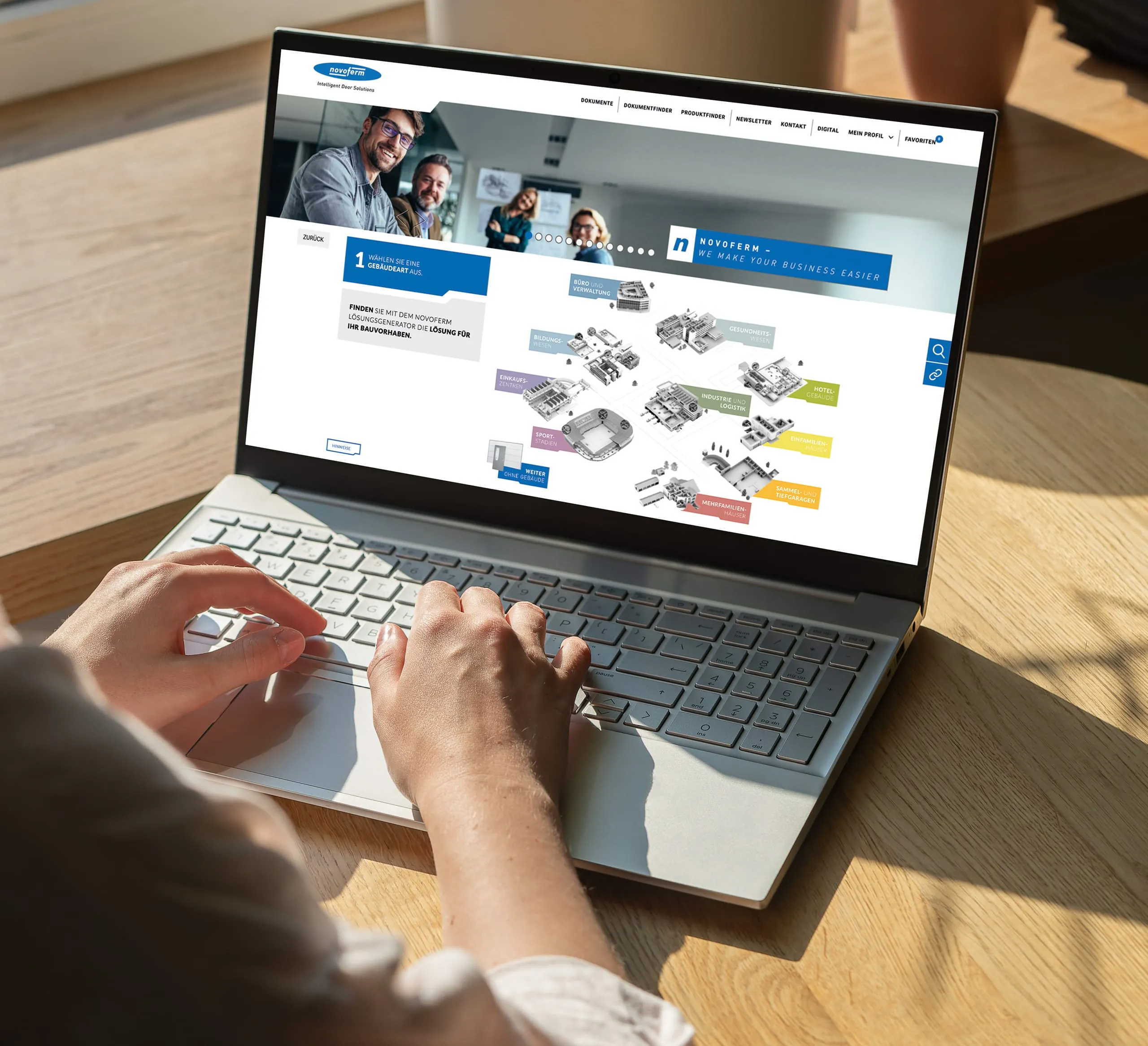 Novoferm laucht neues Fachportal