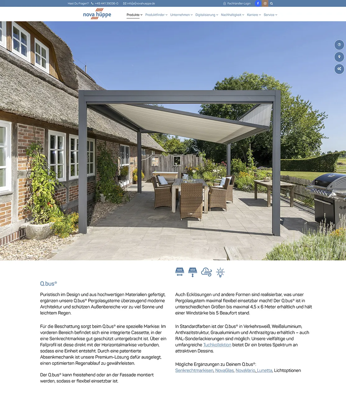 Nova Hüppe startet mit neuer Website