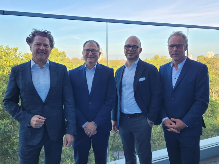 Der ViS-Vorstand v.l.n.r.: ViS-Gesch&auml;ftsf&uuml;hrer Martin Auerbach, Andreas Kopetschny, Gesch&auml;ftsf&uuml;hrer MHZ, Ulf Kattelmann, Gesch&auml;ftsf&uuml;hrer Kadeco sowie Ingo Fahl, Gesch&auml;ftsf&uuml;hrer Ifasol und Vorstandsvorsitzender.