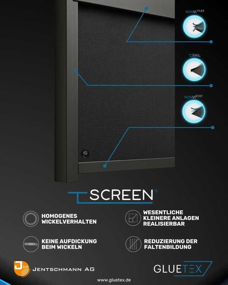 Der T-Screen ist ein vertikales Beschattungssystem, das Material spart, die Montage vereinfacht und neue Gr&ouml;&szlig;en erm&ouml;glicht.