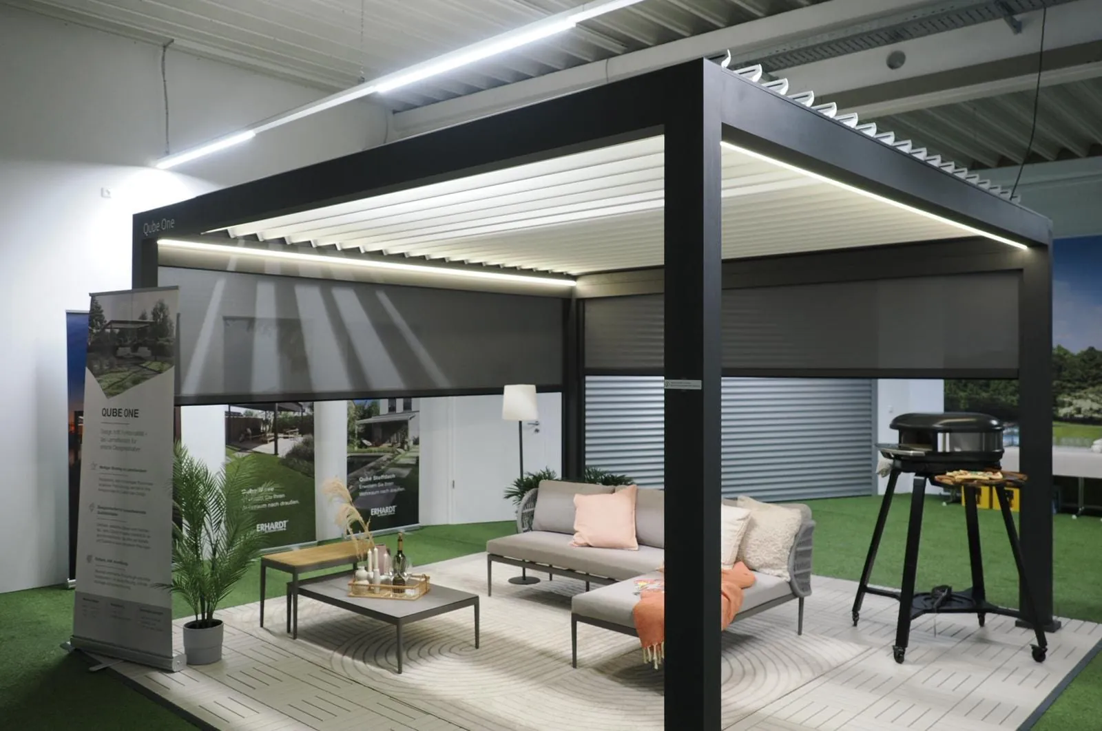 Das Lamellendach Qube One.