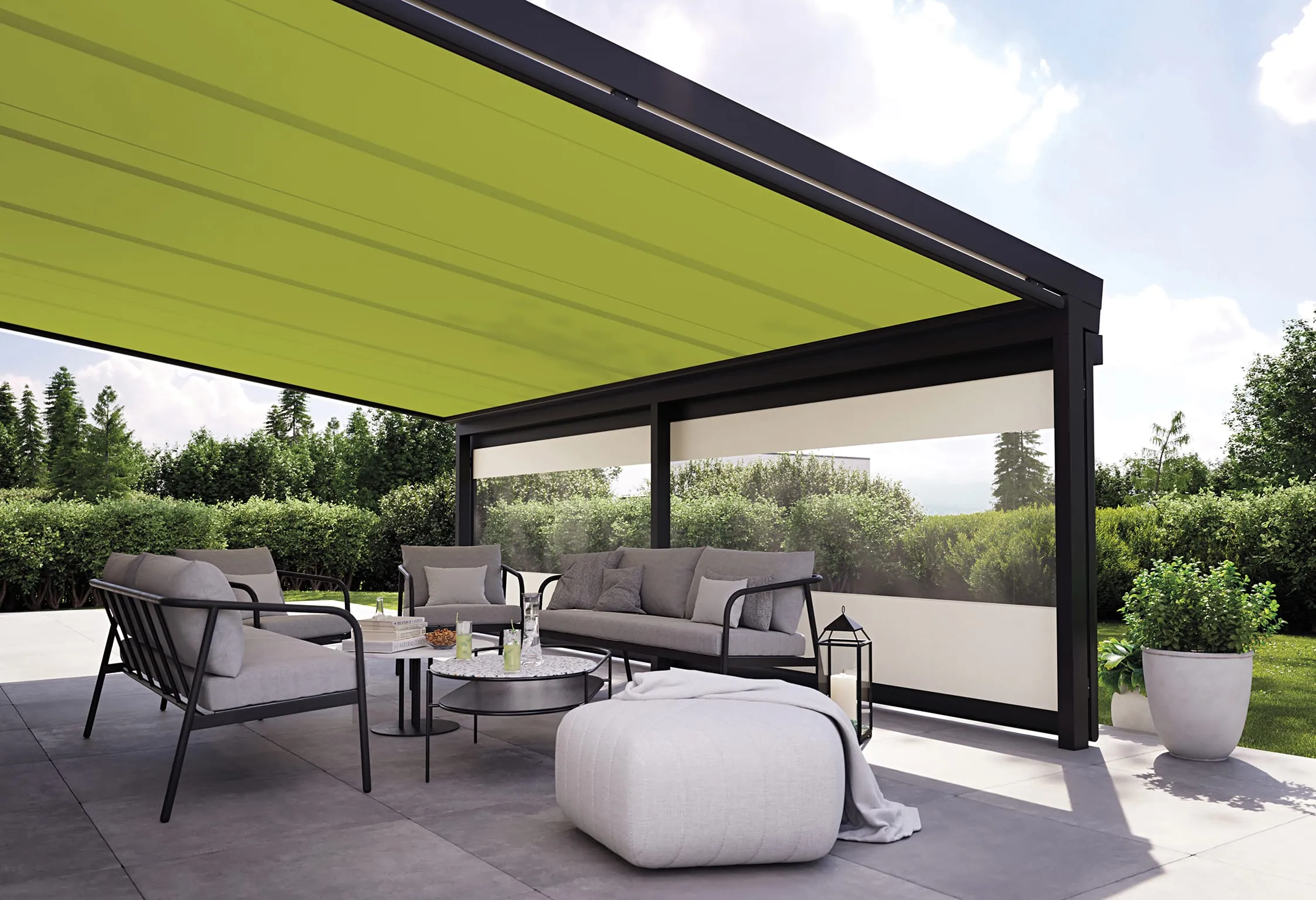 Markilux baut Standardfarben für Gestelle aus
